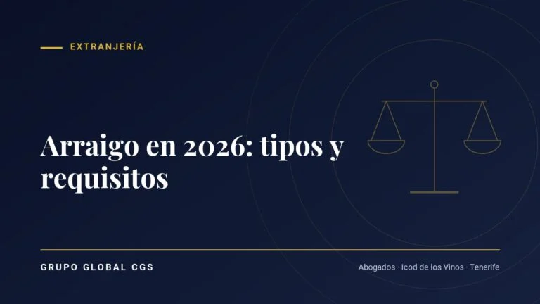 Arraigo en 2026: tipos, requisitos y cómo solicitarlo en Tenerife
