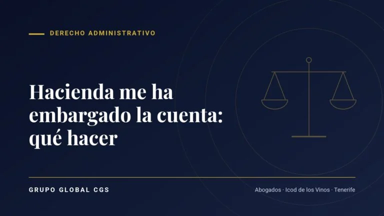 Hacienda me ha embargado la cuenta: cómo recurrir el embargo