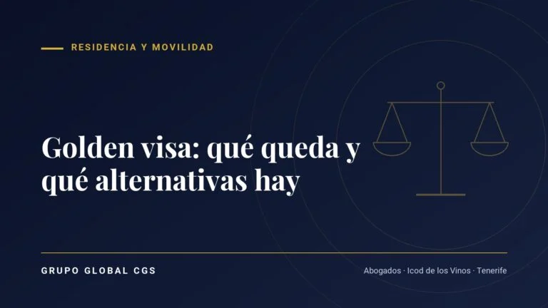 Golden visa en España tras su supresión: qué cambia y alternativas