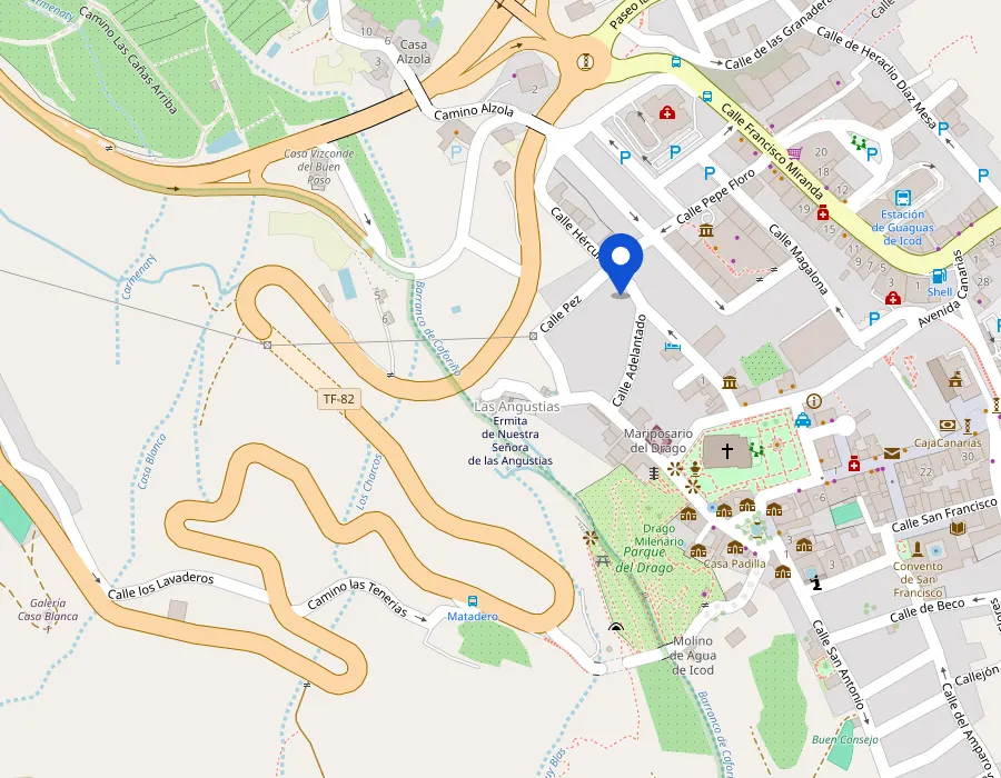 Mapa: despacho de abogados Grupo Global CGS en la Calle Hércules, 25, Icod de los Vinos
